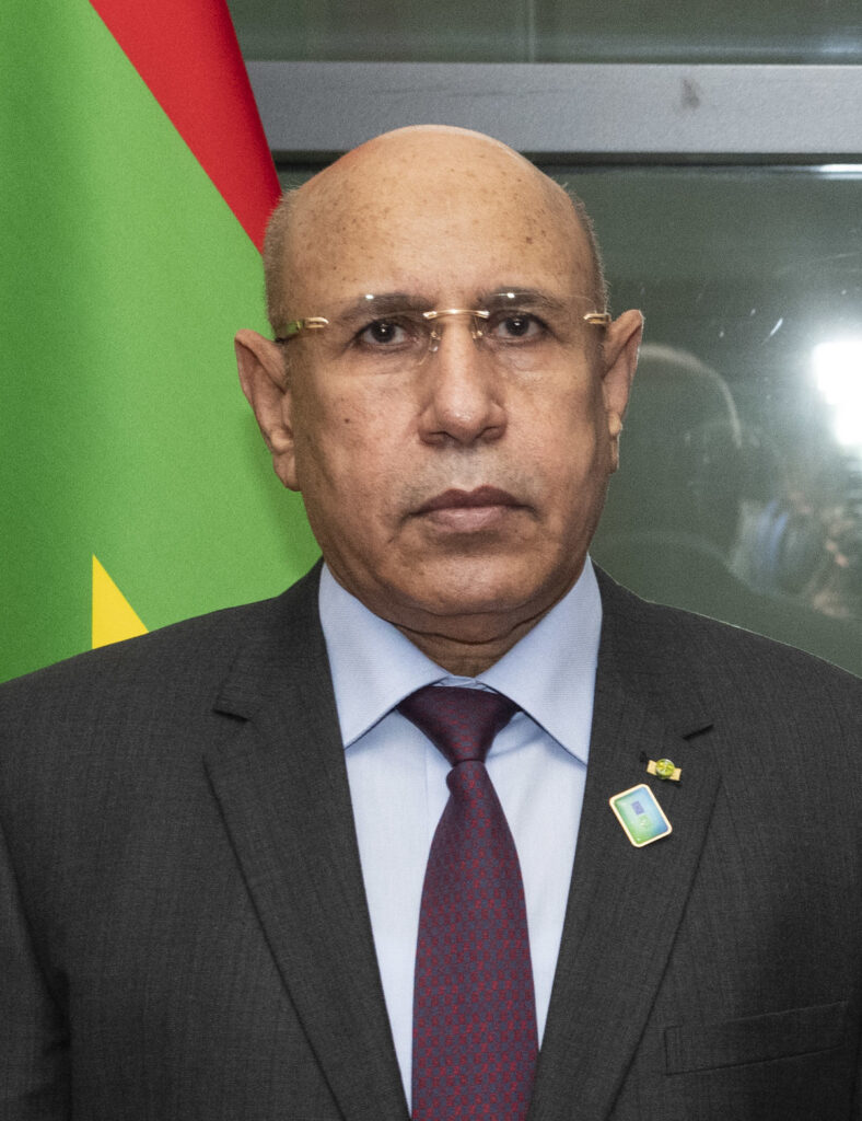 Jutta Urpilainen, European Commissioner for International Partnerships, receives Mohamed Ould El-Ghazaouani, President of Mauritania.